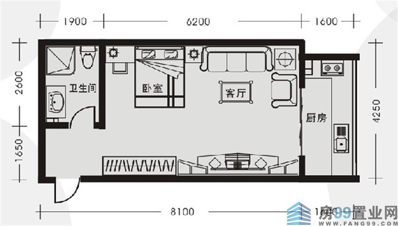 果粒城戶型圖