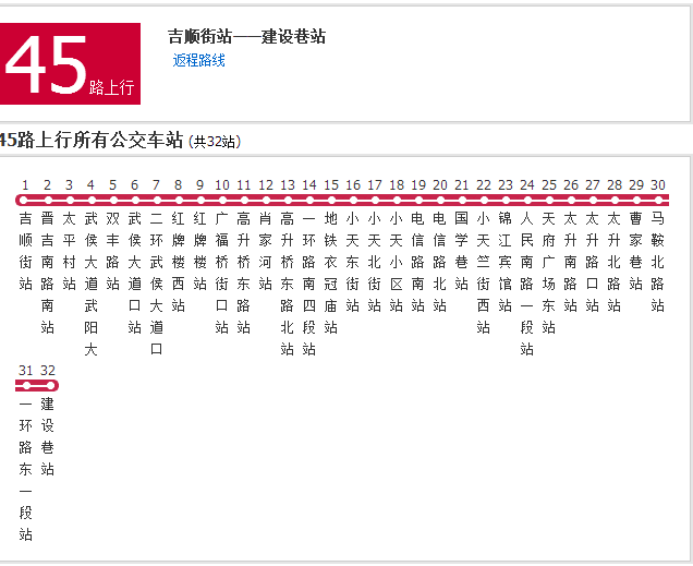 成都公交45路