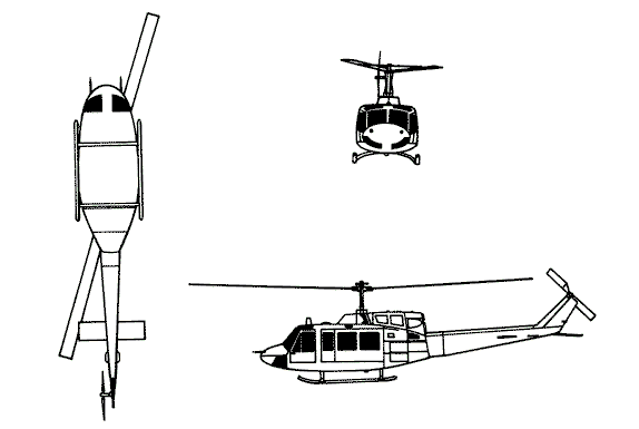 UH-1直升機