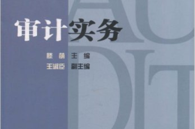 審計實務(滕萌、王淑臣編著書籍)