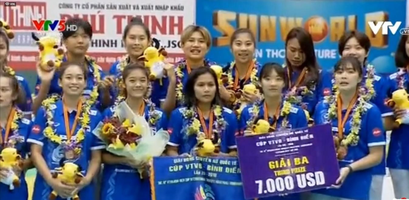 泰國U23女排獲得季軍