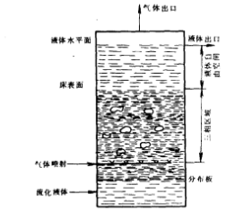 氣—液流態化床