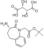 3S-氨基-2,3,4,5-四氫-1H-[1]-苯並氮雜卓-2-酮-1-乙酸叔丁酯酒石酸鹽