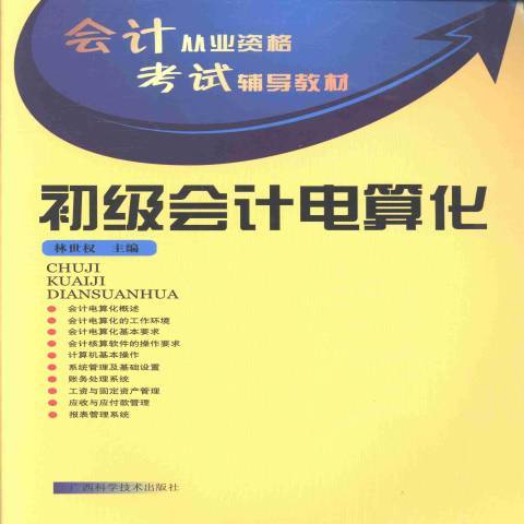 初級會計電算化(2009年廣西科學技術出版社出版的圖書)