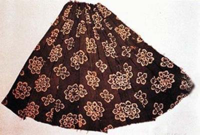 唐代女性愛穿的印花百褶裙