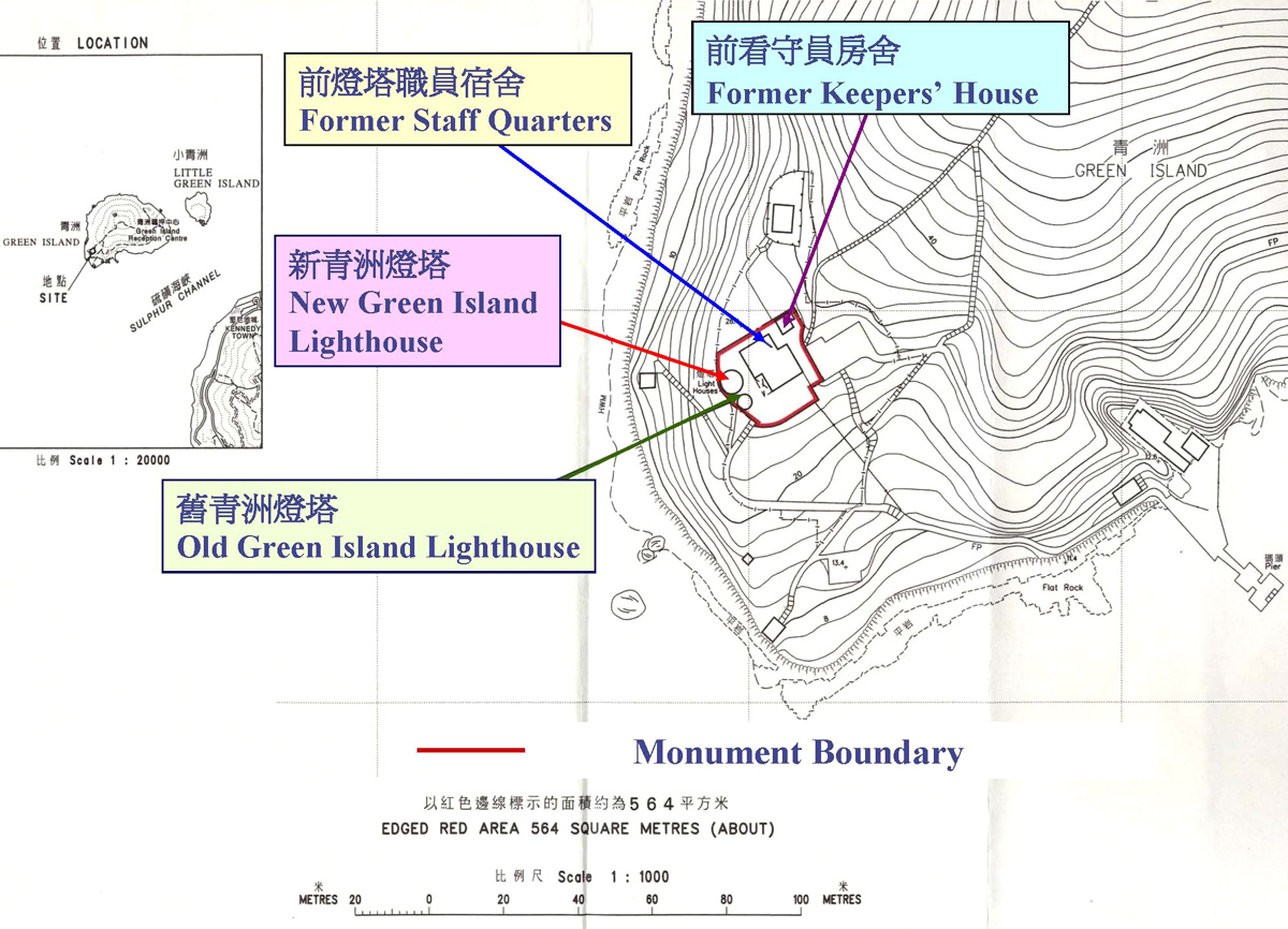 青洲燈塔建築群地圖