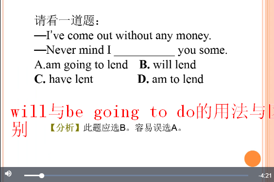 will與be going to do的用法與區別