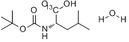N-（叔-丁氧基羰基）-L-亮氨酸-1-13C一水