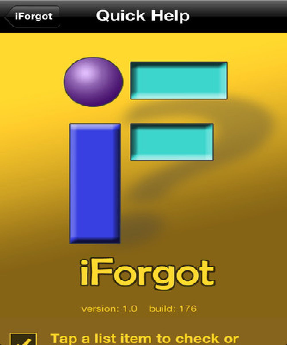 iForgot