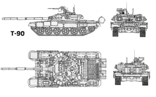 T-90主戰坦克(俄羅斯T-90)