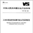 人體體表放射性核素污染去污處理規範