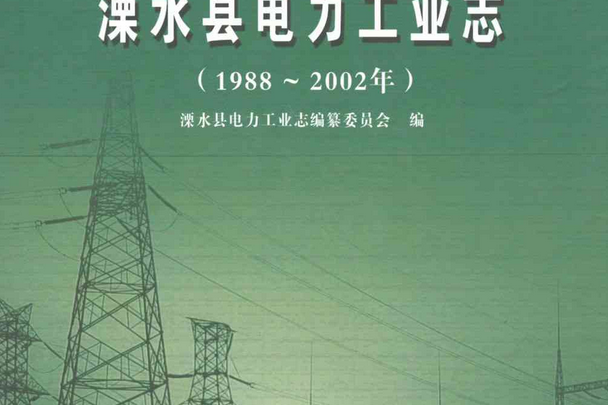 潥水縣電力工業志（1988~2002年）