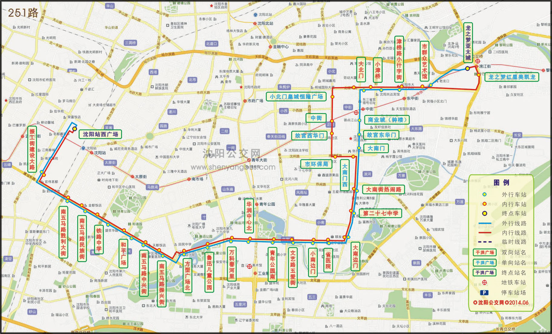 251路線路走向圖