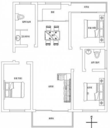 萬科四季花城戶型圖