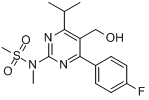 4-（4-氟苯基）-6-異丙基-2-[（N-甲基-N-甲磺醯）氨基]嘧啶-5-甲醇