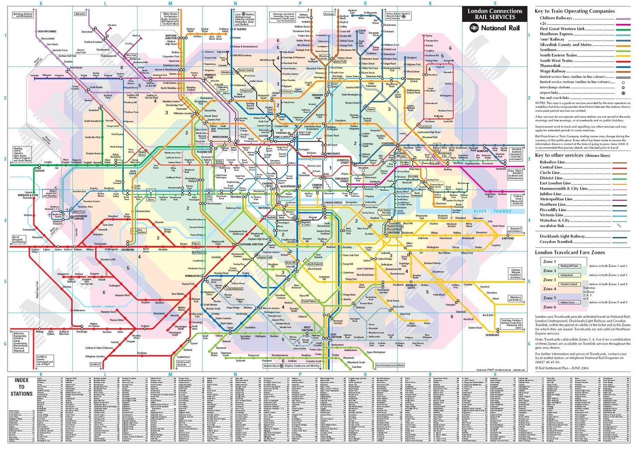 倫敦捷運圖