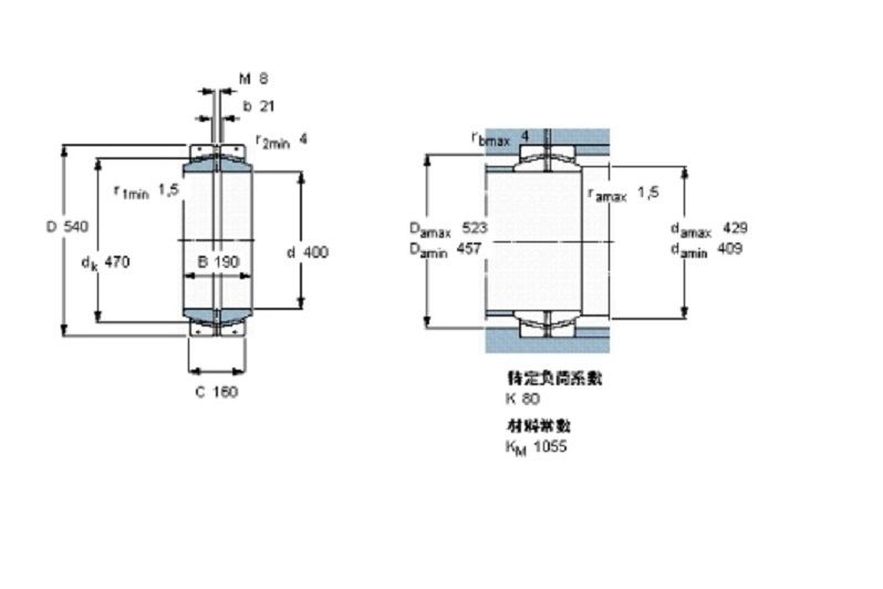 SKF GEC400FBAS軸承