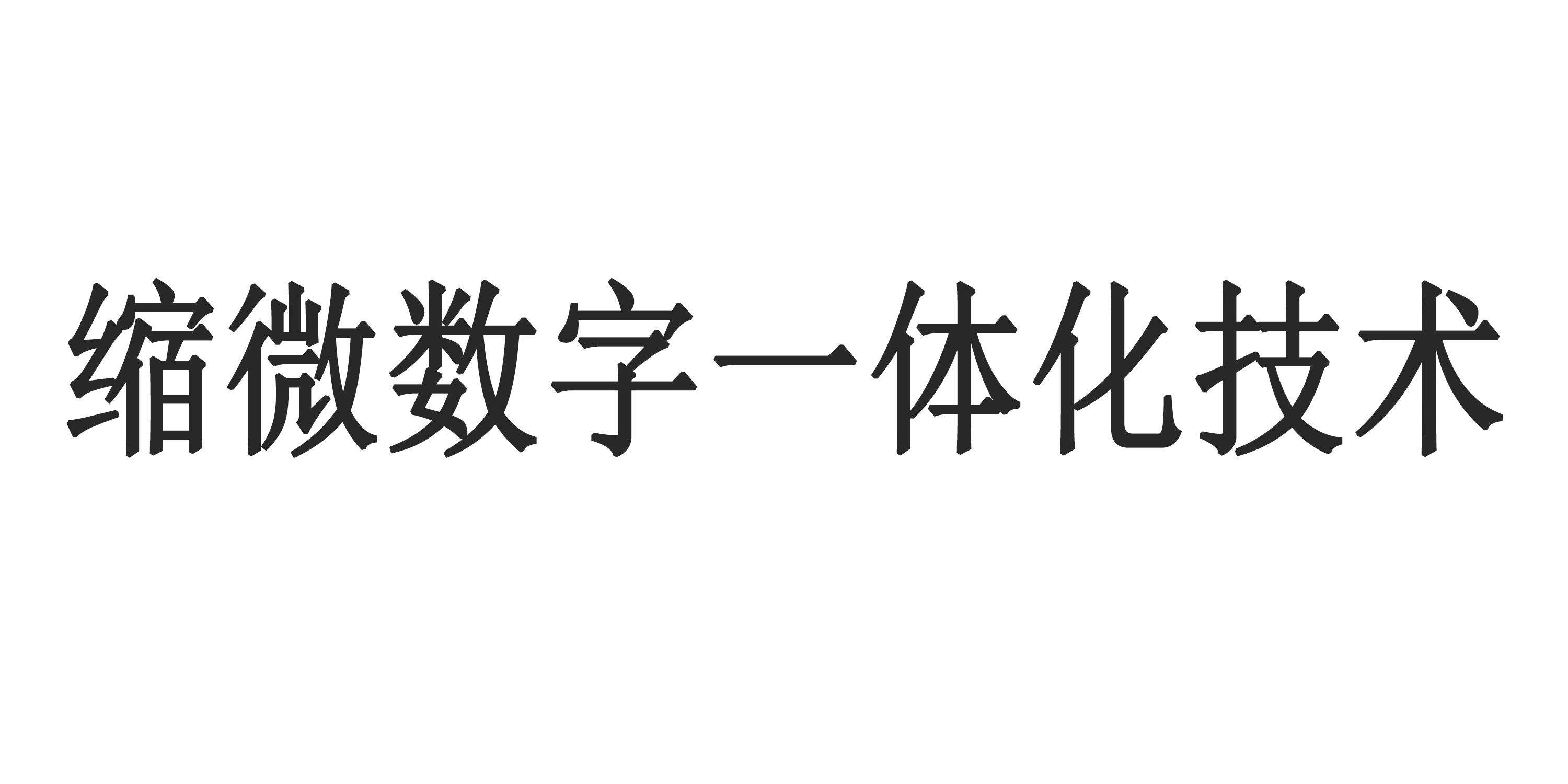 縮微數字一體化技術