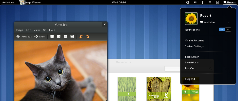 gnome3截圖