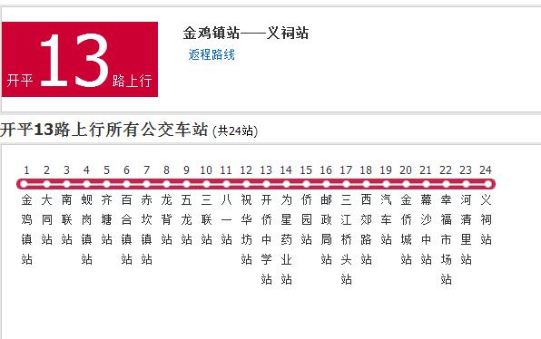 開平公交13路