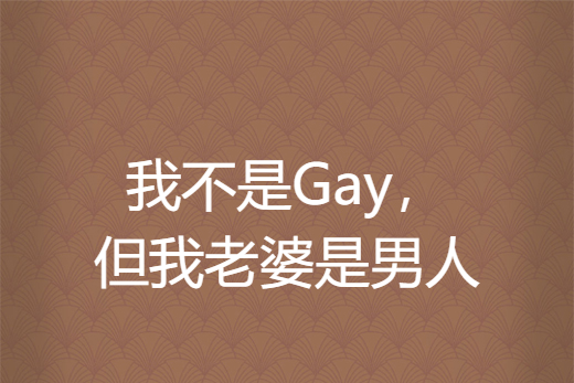 我不是Gay，但我老婆是男人