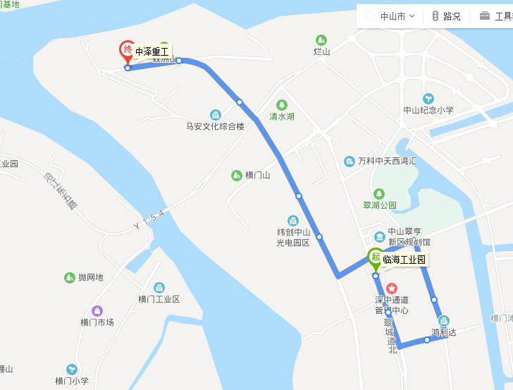 中山公交095路