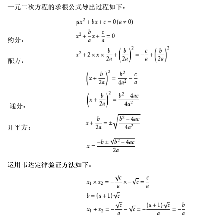 圖 求根公式推導