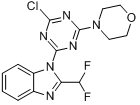 4-（4-氯-6-（2-（二氟甲基）-1H-苯並[d]咪唑-1-基）-1,3,5-三嗪-2-基）嗎啉