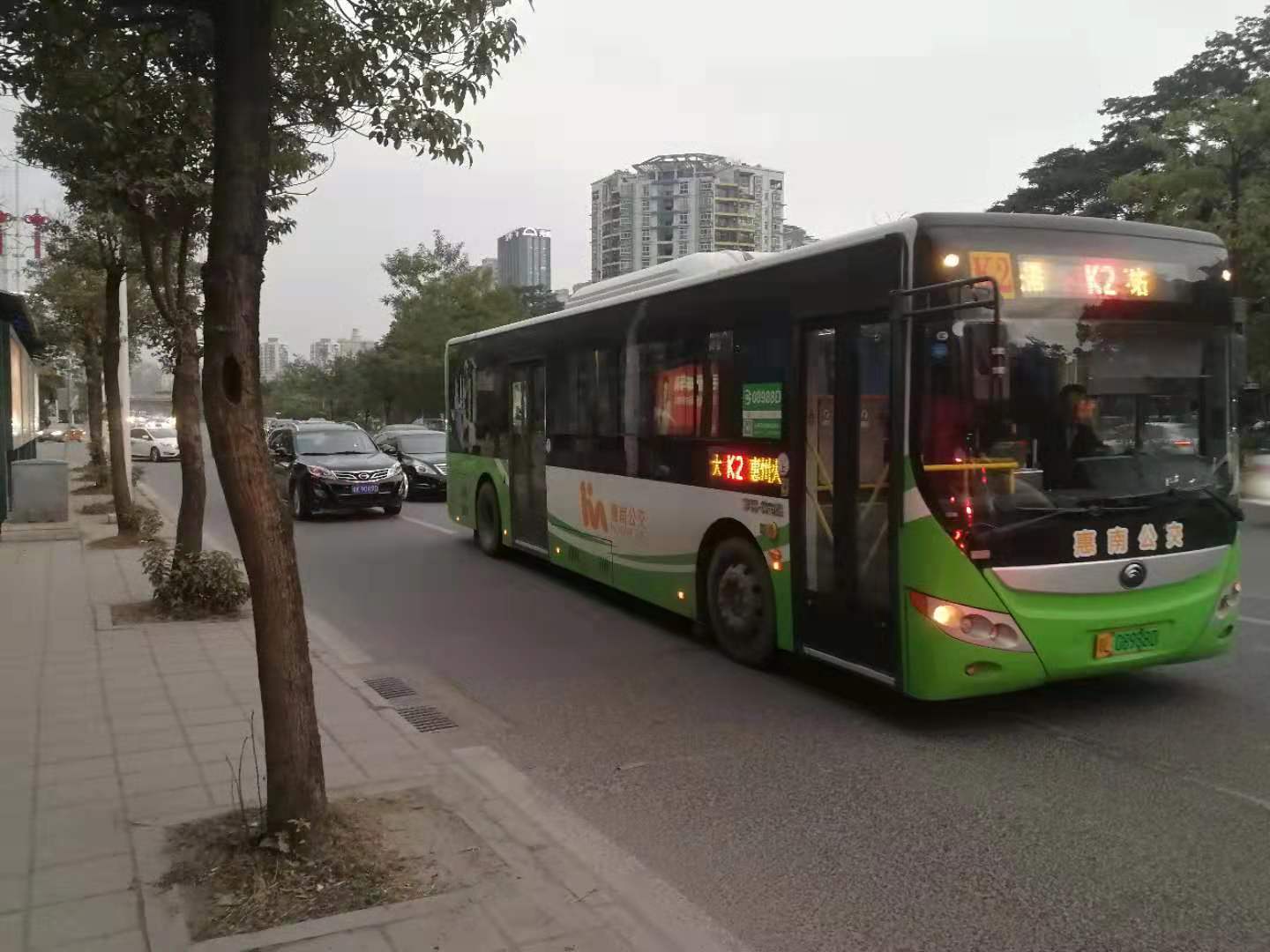 惠州公交惠城K2路電動客車