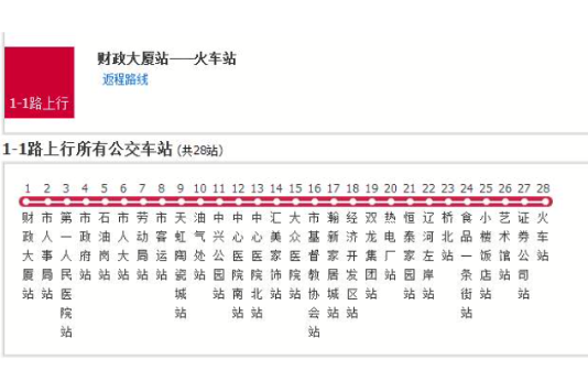 盤錦公交1-1路