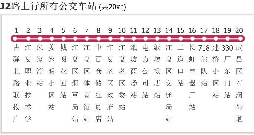 武漢公交江夏2路